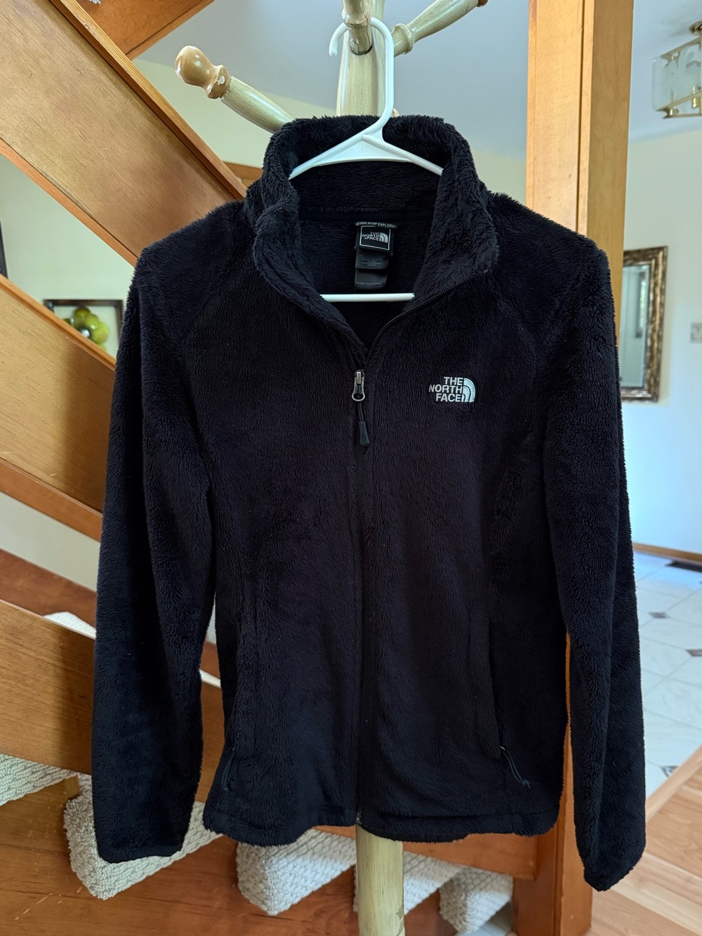 The North Face Black Women's Full-Zip Teddy Fleece Jacket
